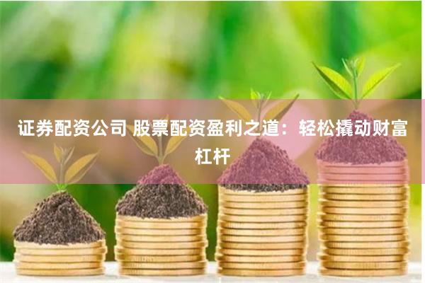 证券配资公司 股票配资盈利之道：轻松撬动财富杠杆